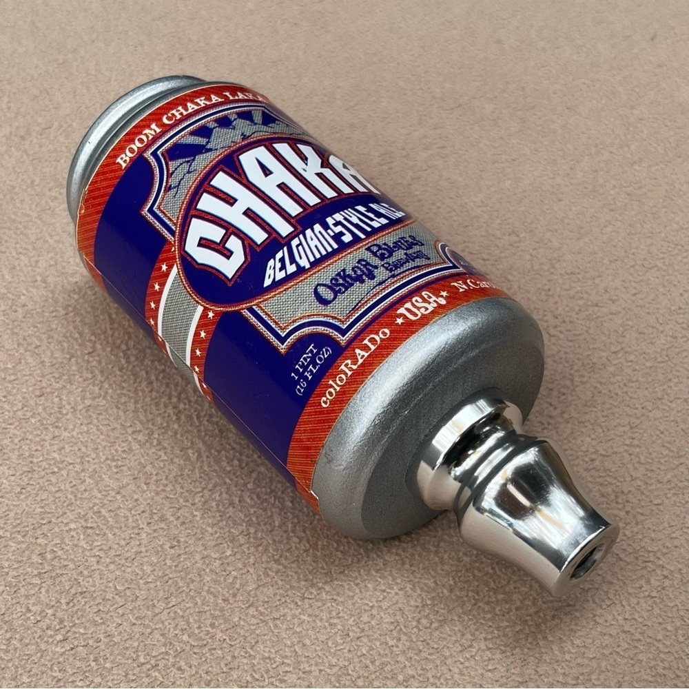 Oskar Blues Brewery Chaka Belgian-Style Ale Beer Can Tap Handle-Craft-Kegerator